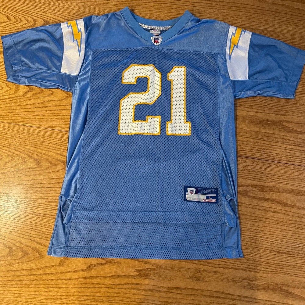 Reebok NFL Chargers Ladanian Tomlinson Jersey Youth L Powder Blue